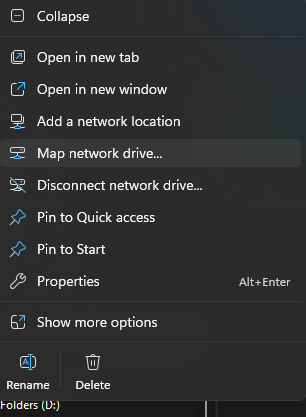Windows Explorer Context Menu